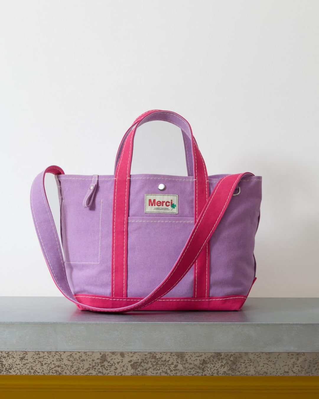 Merci - Cabas Candide - Lila & Fuchsia