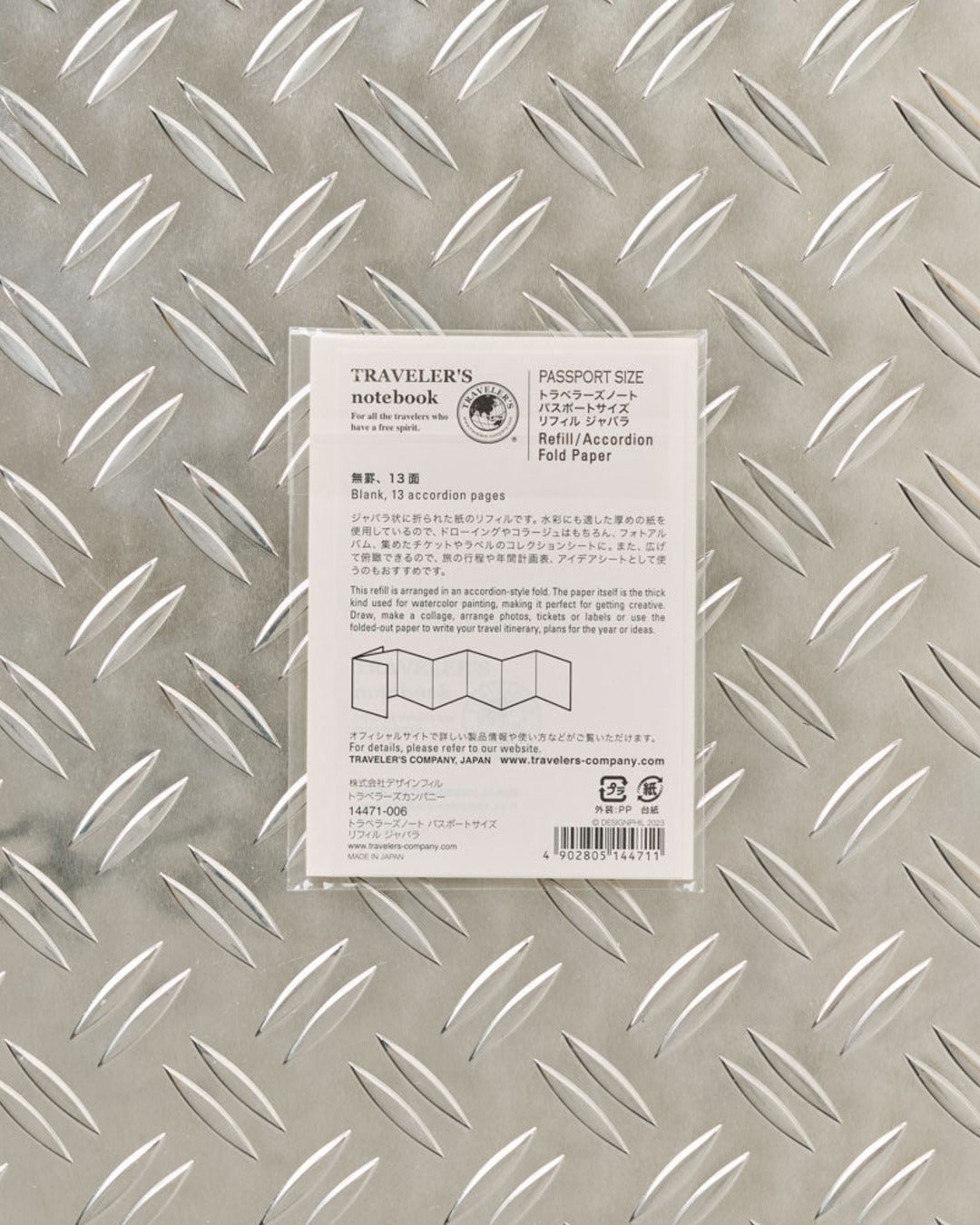 Traveler'S Notebook - Recharge De Carnet Accordeon