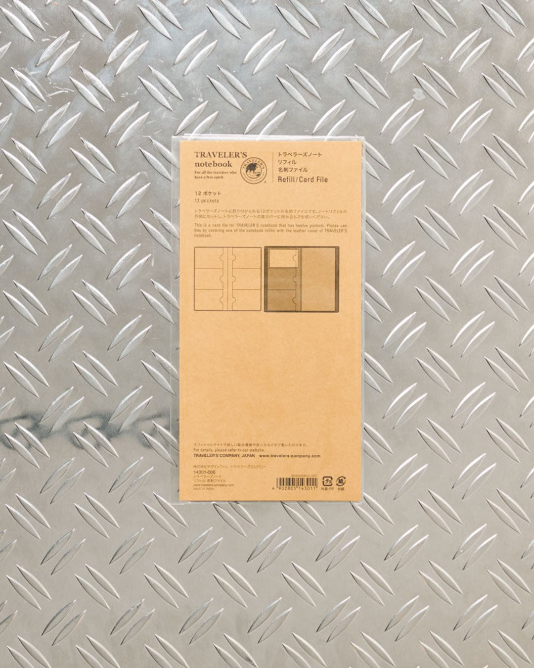 Designphil - Traveler'S Notebook Recharge De Pochettes Pour Cartes De Visite