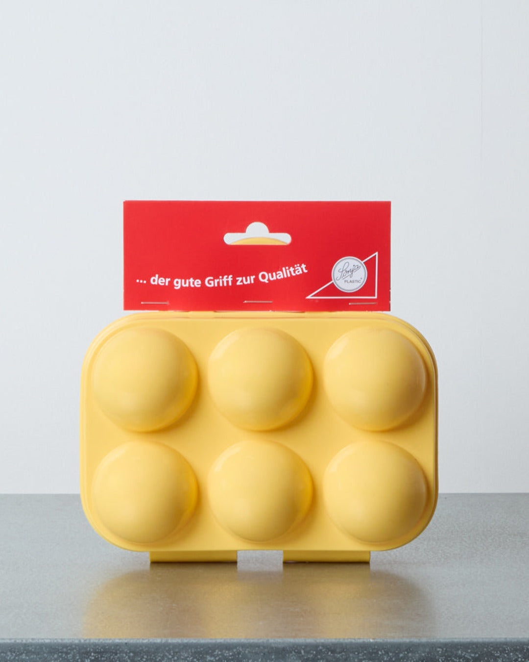 Sonja Plastic - Boite Porte 6 Oeufs - Jaune