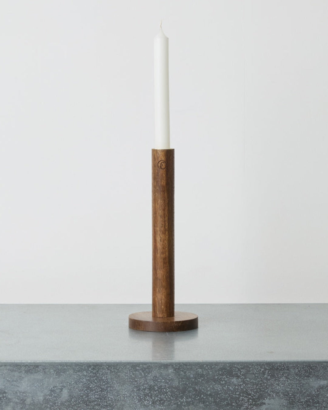 Ernst - Wooden Candle Holder - Dark
