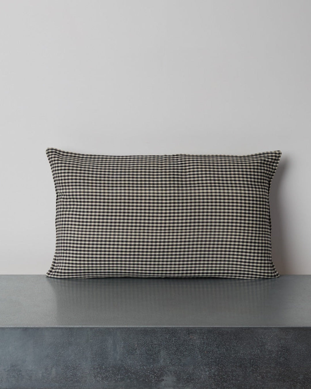 Tensira - Cotton Pillow - Black & White Vichy