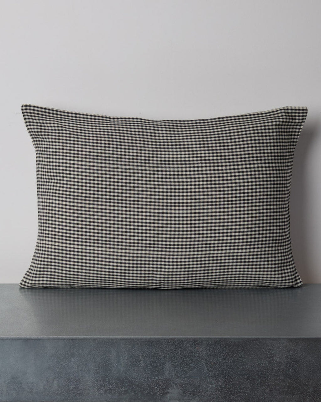Tensira - Cotton Pillow - Black & White Vichy