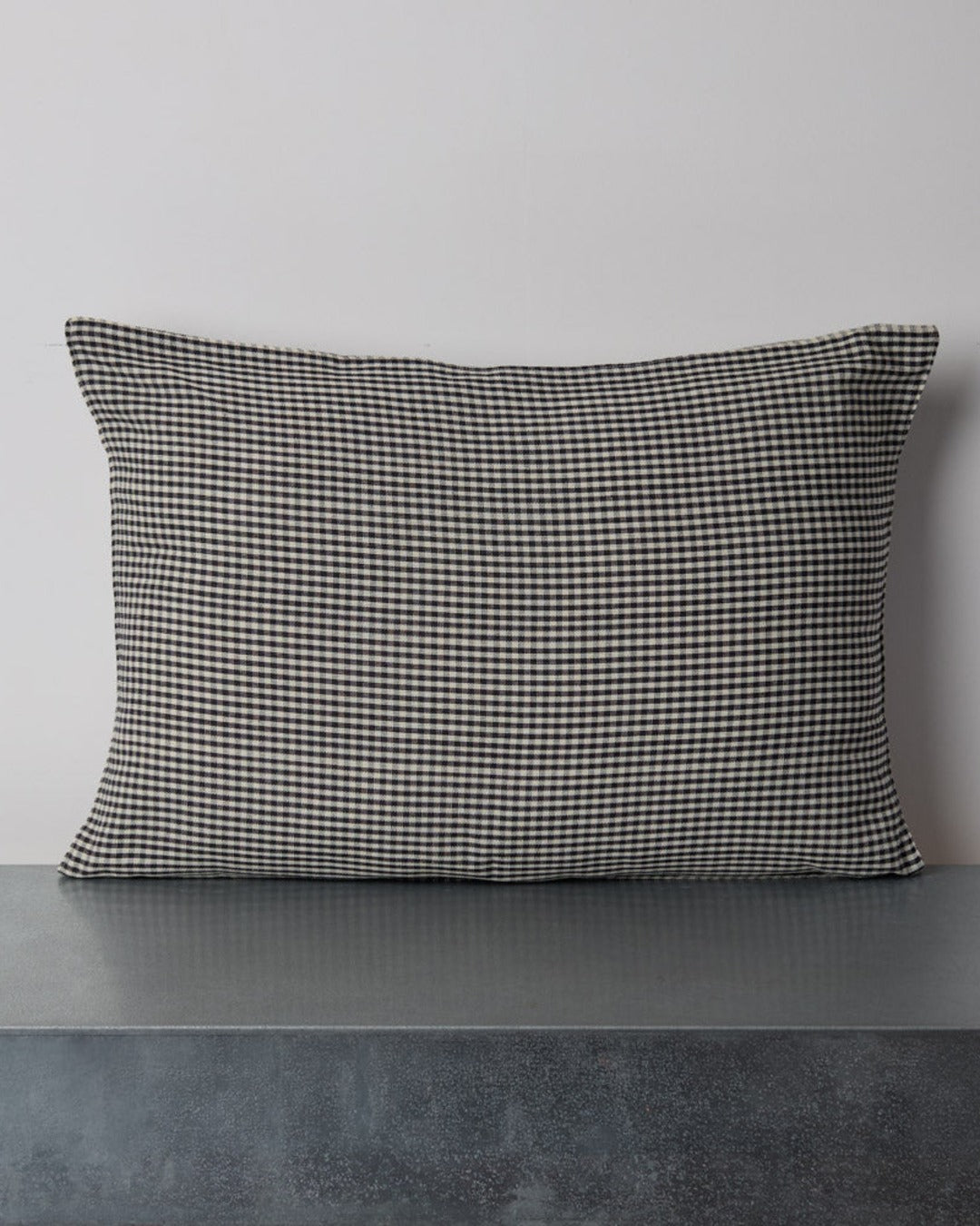 Tensira - Cotton Pillow - Black & White Vichy