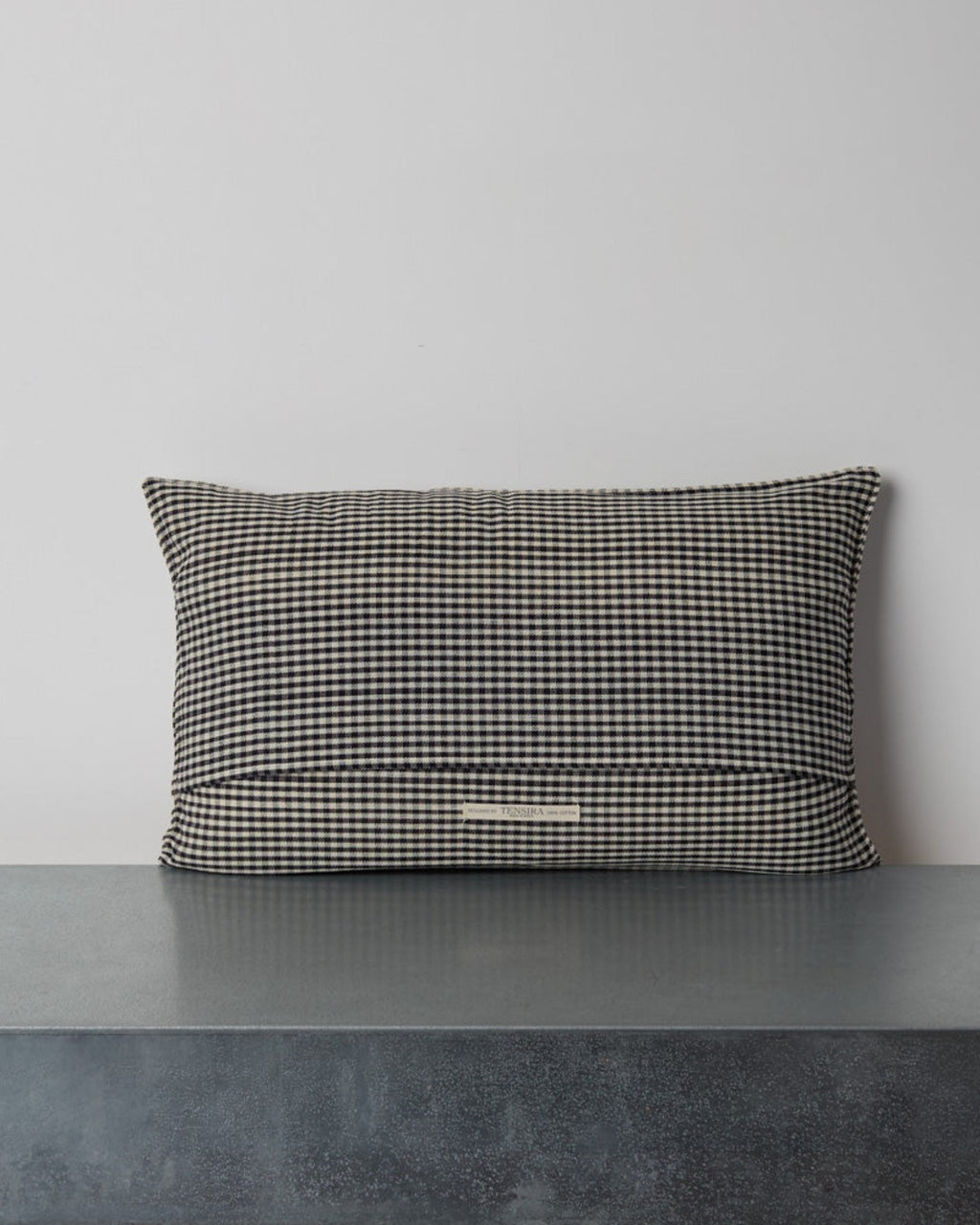 Tensira - Cotton Pillow - Black & White Vichy