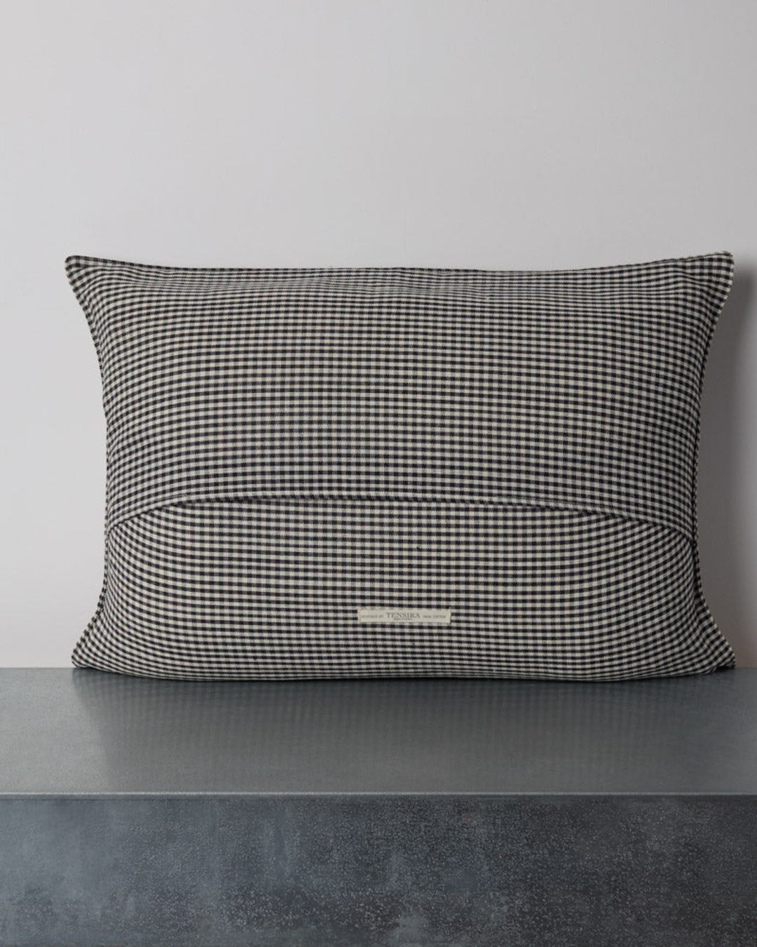 Tensira - Cotton Pillow - Black & White Vichy