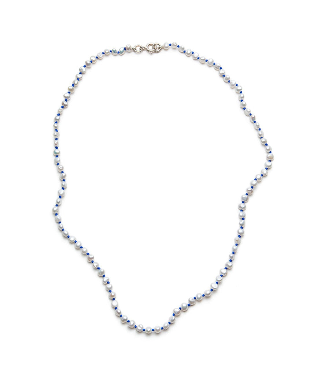 Nina Janvier - Collier Mini Soga - Bleu Argent