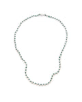 Nina Janvier - Mini Soga Necklace - Green Silver