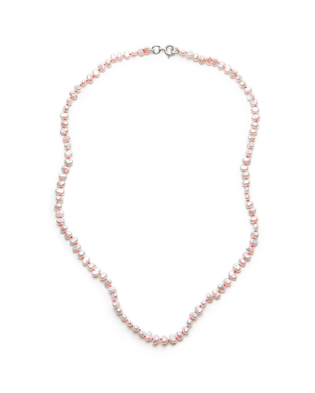 Nina Janvier - Collier Mini Soga - Rose Bonbon Argent