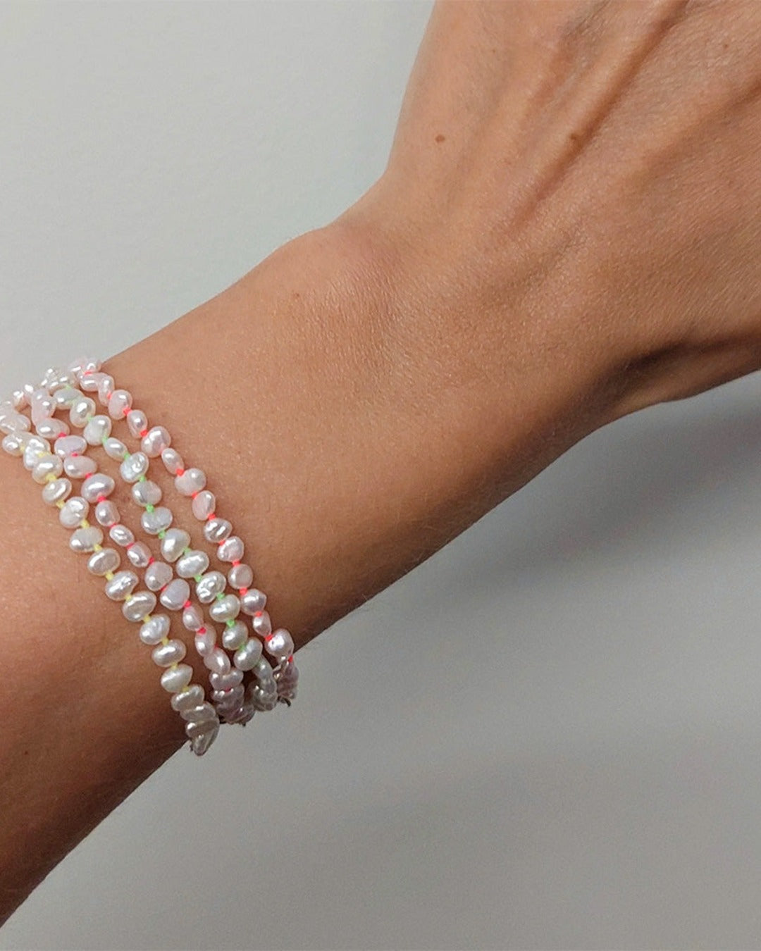 Nina Janvier - Bracelet Mini Soga - Rose Bonbon Argent