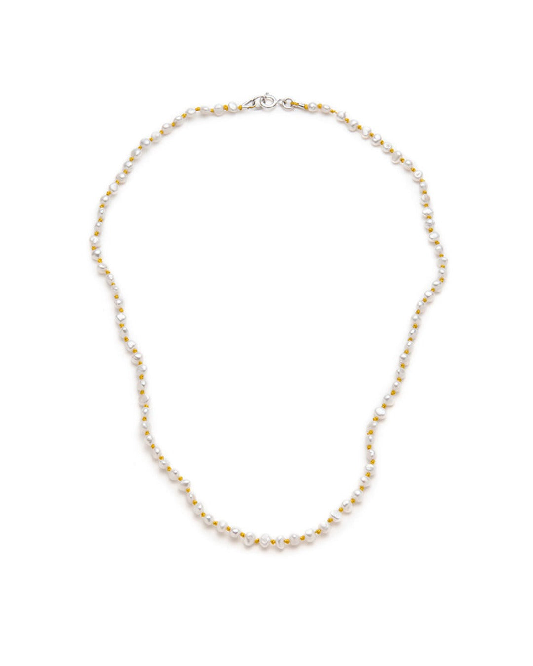 Nina Janvier - Collier Mini Soga - Jaune Argent