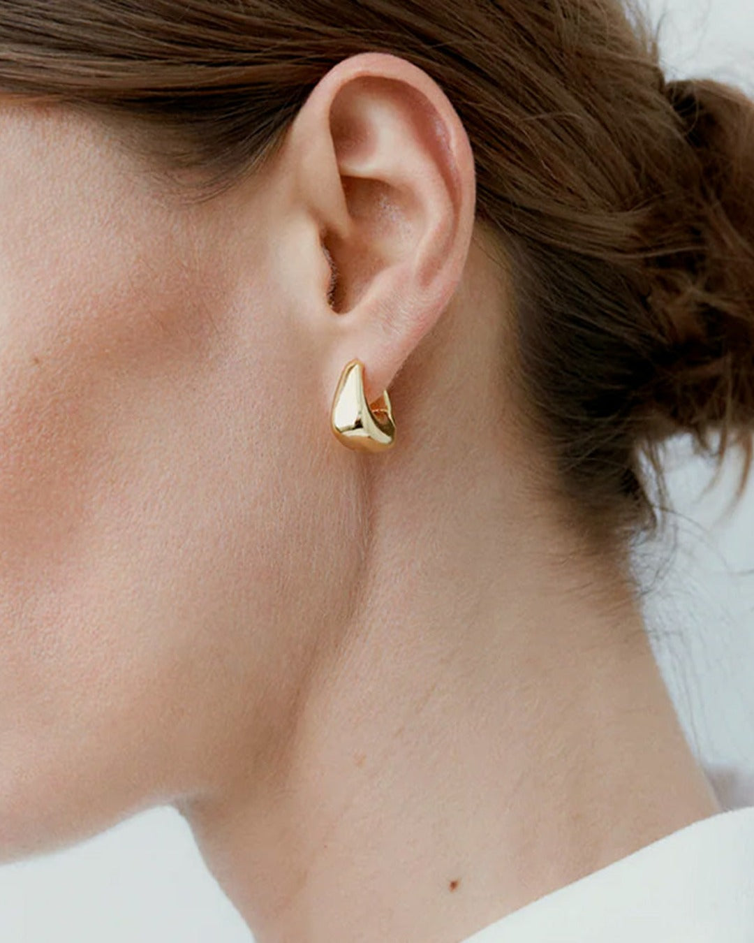 Ragbag - Boucles D'Oreilles Datura Cerceaux - Or