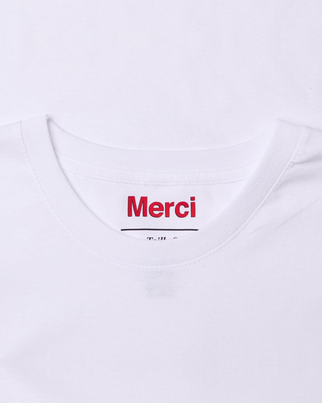 Merci - T-Shirt Ml Roasted - Blanc
