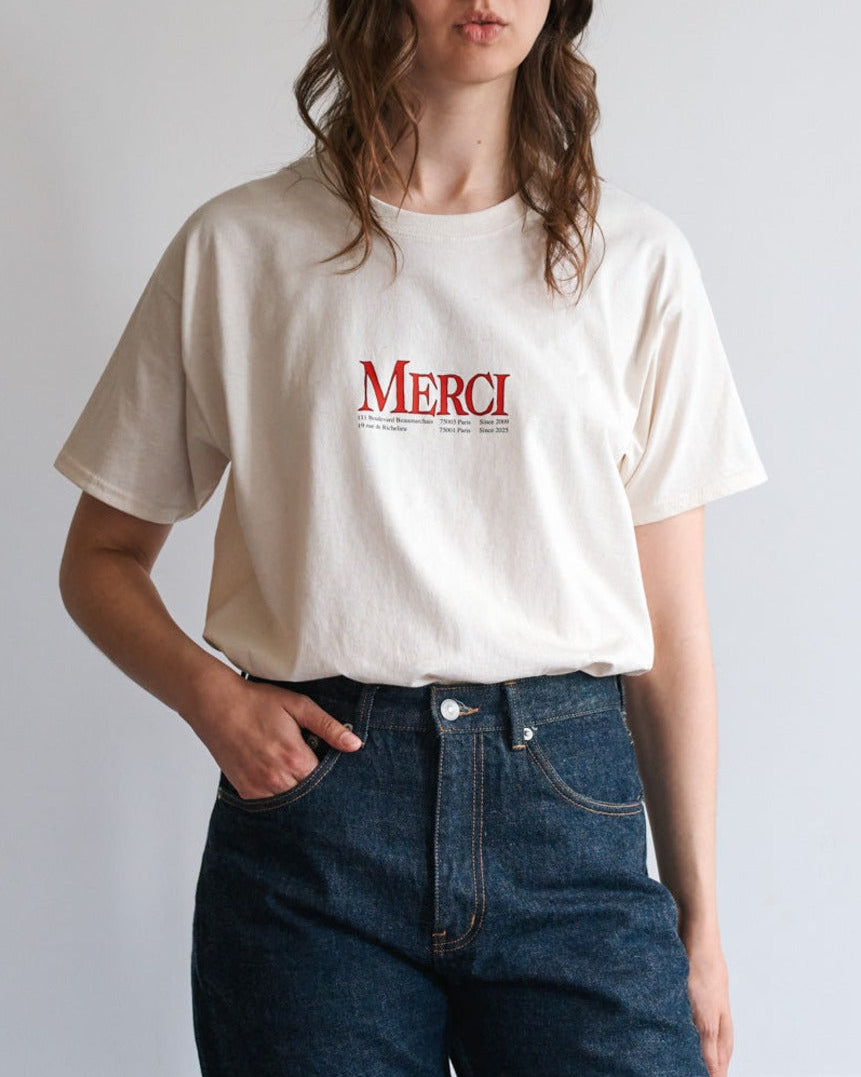 Merci - T-Shirt Mc Merci - Ecru