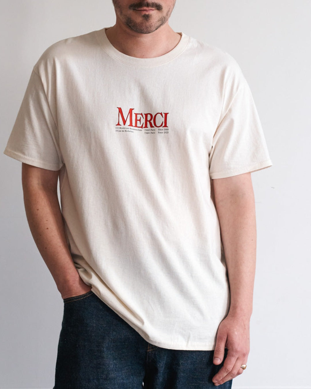 Merci - T-Shirt Mc Merci - Ecru