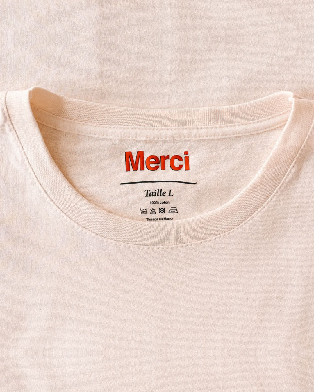 Merci - T-Shirt Mc Conserve Merci - Ecru