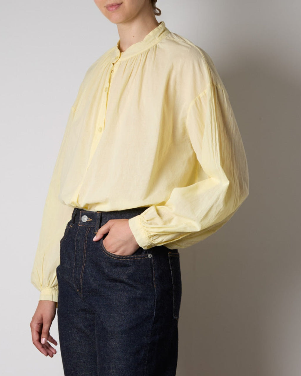Merci - Victoria Shirt - Pale Yellow