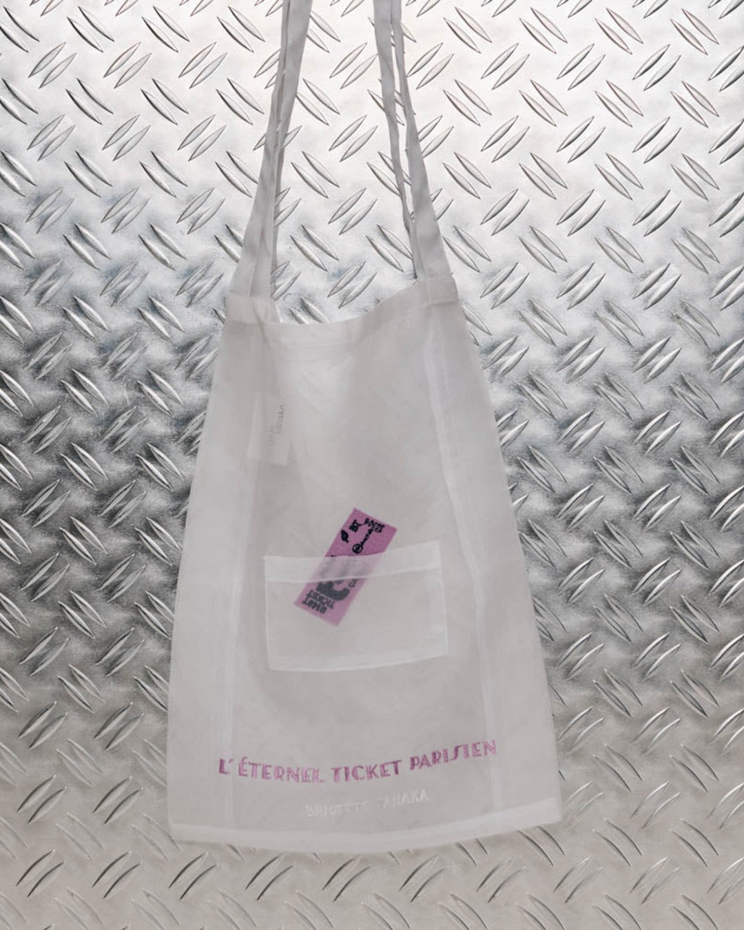 Brigitte Tanaka - Organza Bag - Paris Metro Ticket