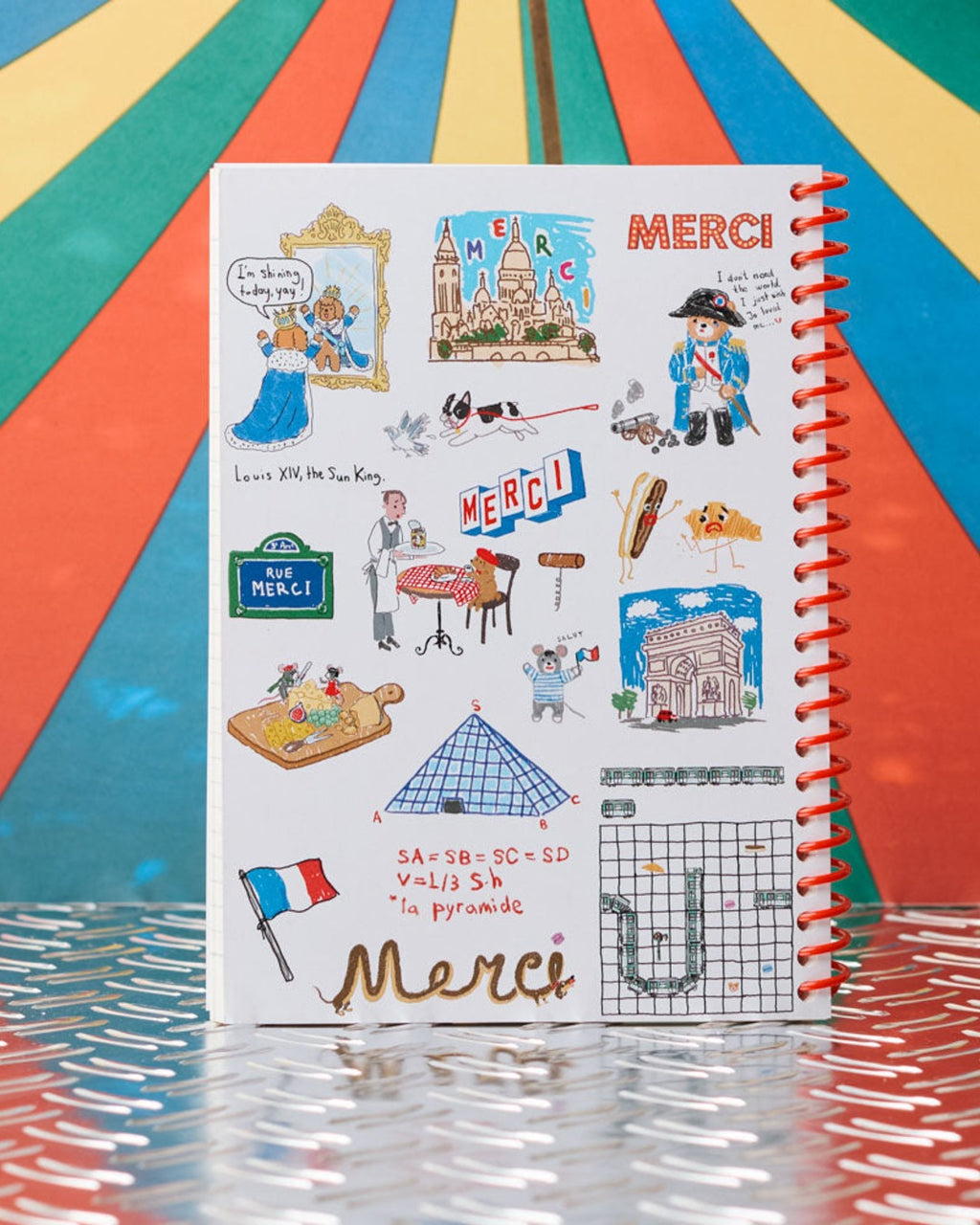 Merci x Shia Mcshia - Carnet À Spirales