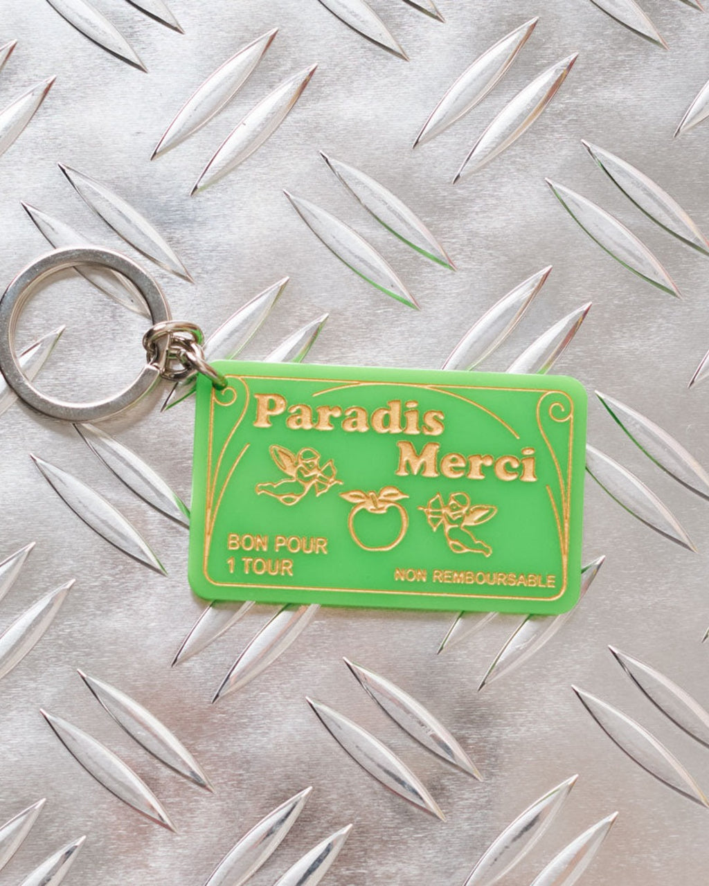 Merci x Shia Mcshia - Porte-Clés Jeton De Manège - Vert