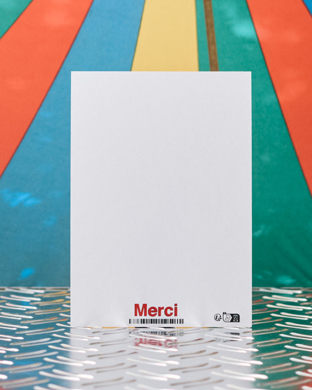 Merci x Shia Mcshia - Carte Postale Tour Eiffel Et Souris