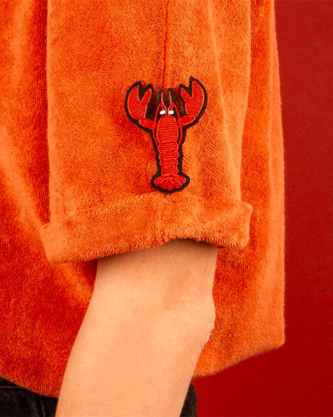 Macon & Lesquoy - Brooch - Orange Lobster