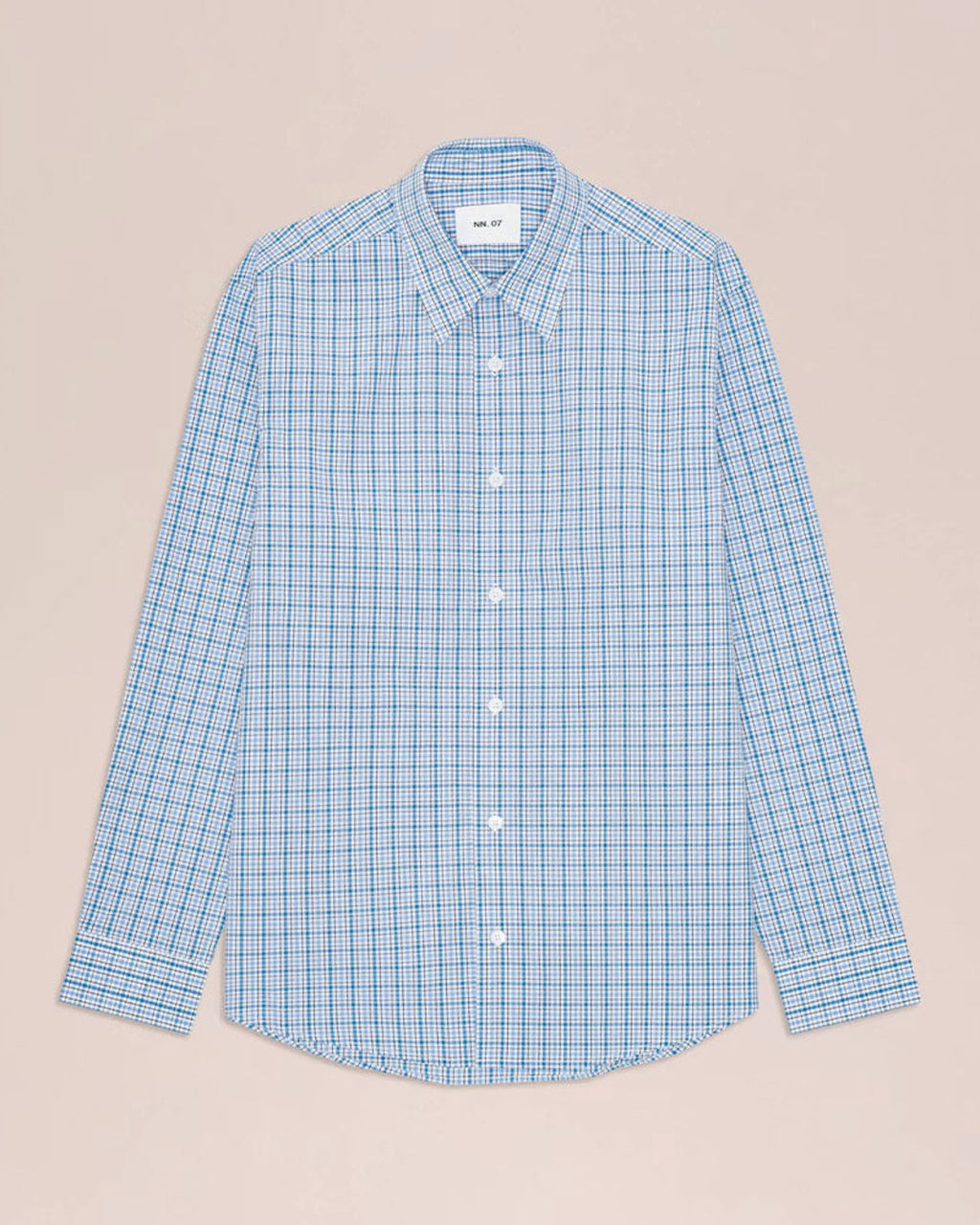 Nn07 - Quinsy Shirt - Cobolt Check