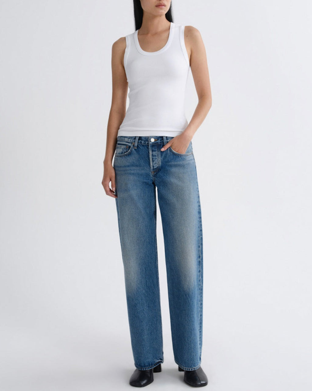 Agolde - Low Rise Loose Jeans - Liberty