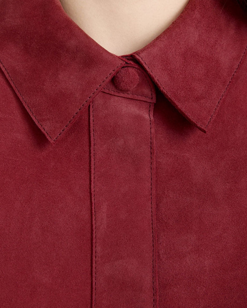 Frame - Chemise Suede - Garnet