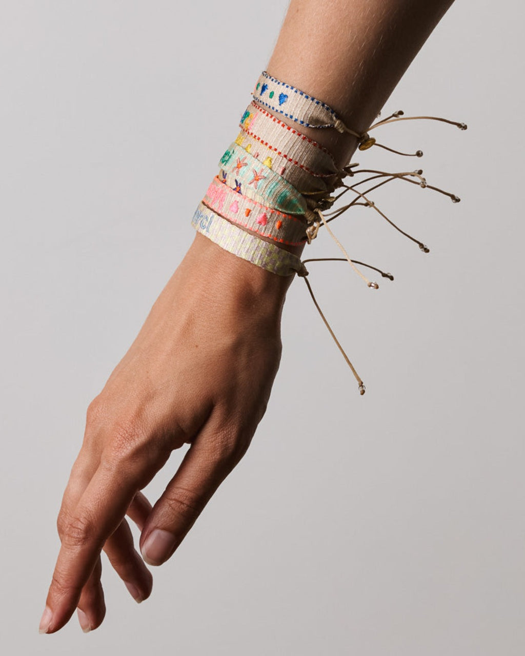 Merci x Guanabana - Bracelet Cœur - Rose