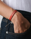 Merci x Guanabana - Guanabana x Merci - Striped Bracelet - Red