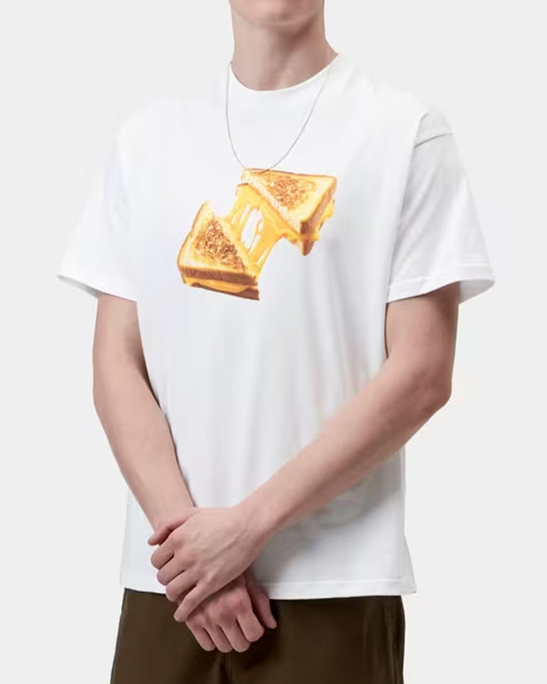 Carhartt Wip - T-Shirt Cheese Toast - Blanc