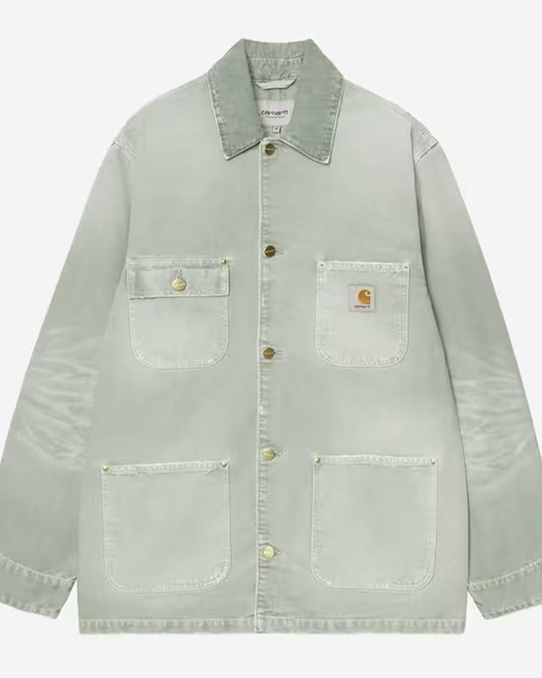 Carhartt Wip - Veste Og Chore - Shady Green Destroy Wash