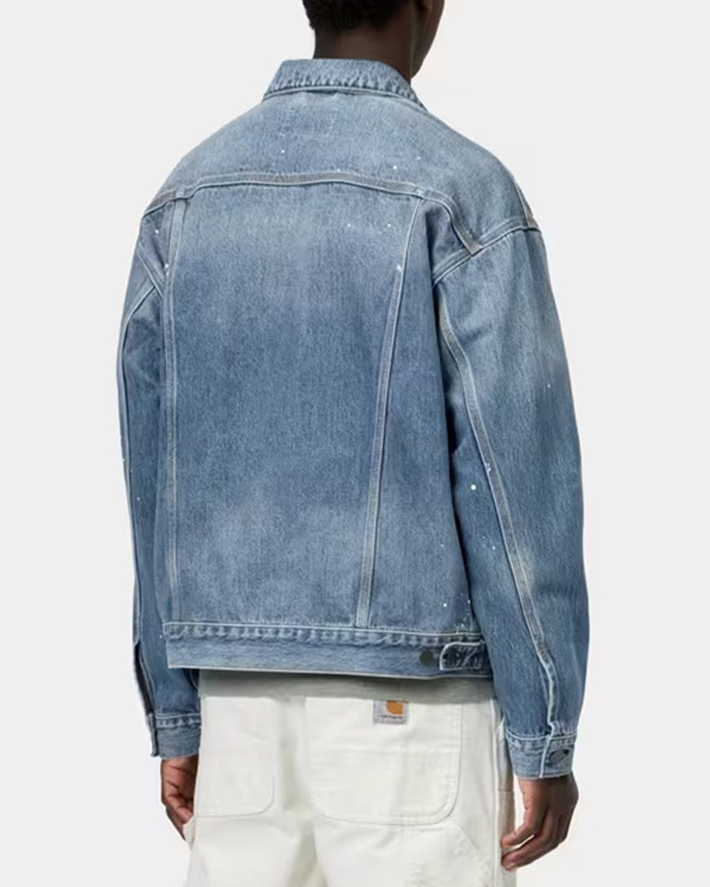 Carhartt Wip - Helston Denim Jacket - Blue Destroy Wash
