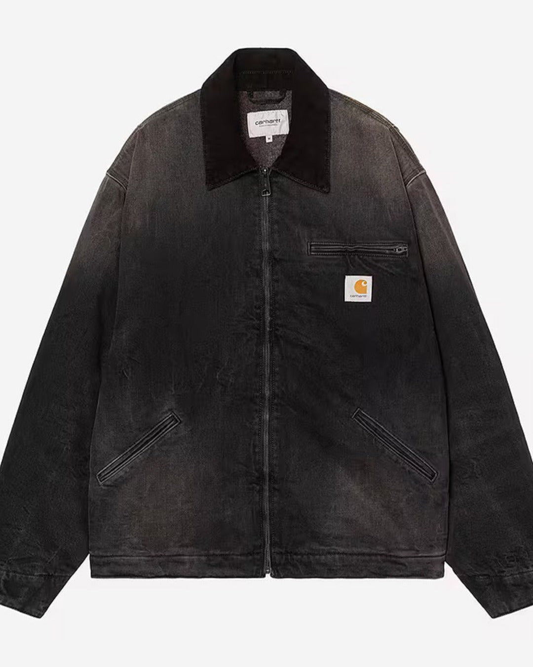 Carhartt Wip - OG Detroit Denim Jacket - Black Tobacco Used Wash