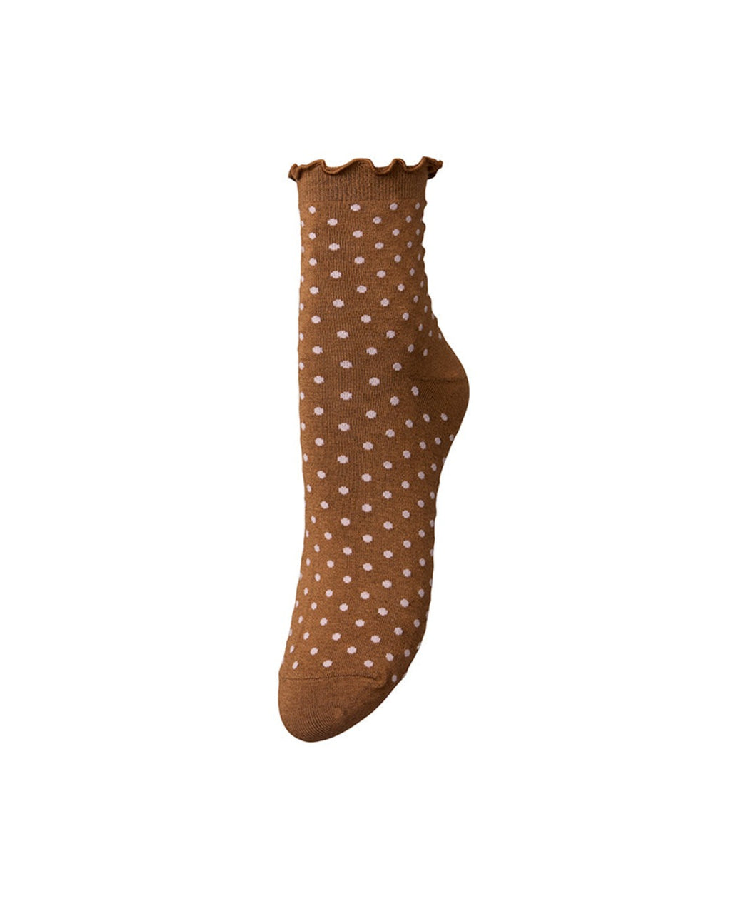 Beck Sondergaard - Polka Dot Socks - Mocha Brown