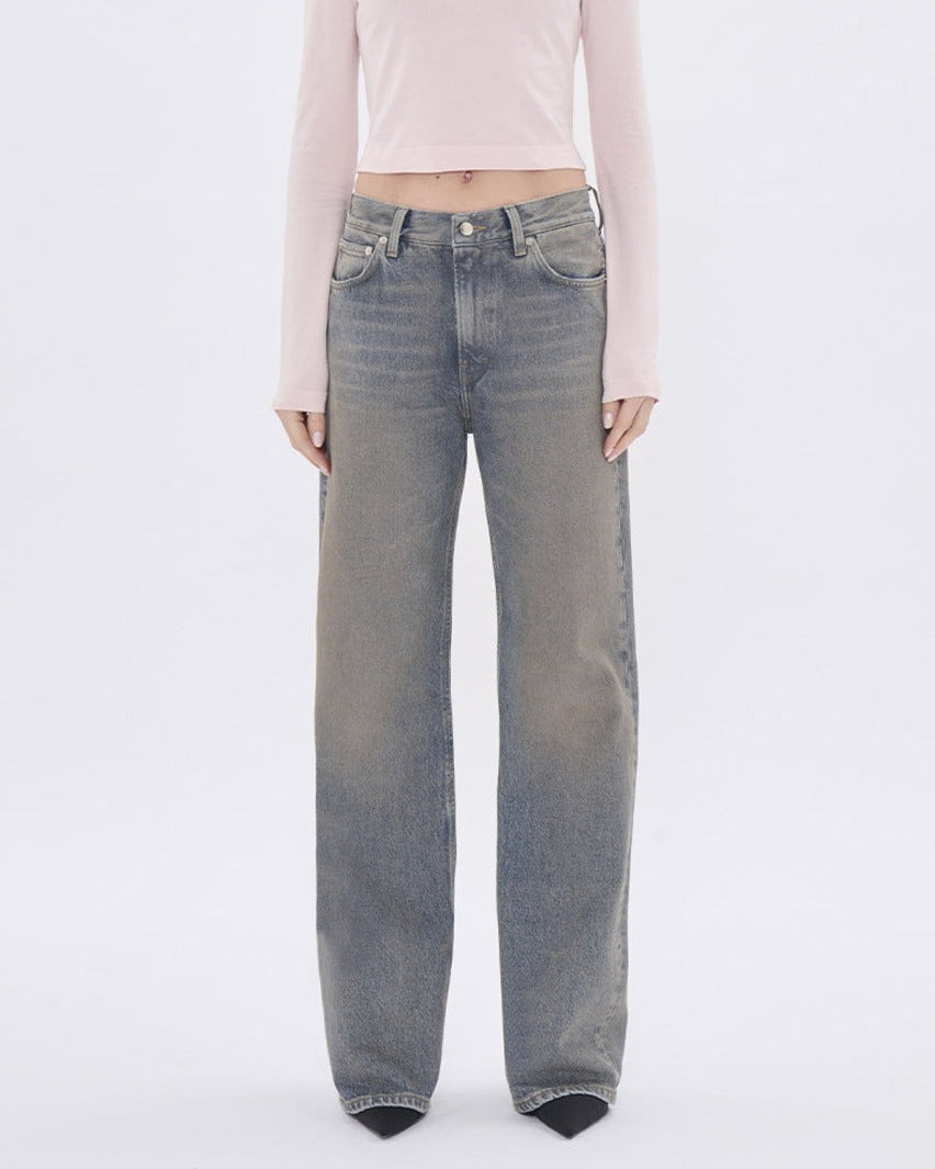 Haikure - Jeans Korea - Bleu Ziggy