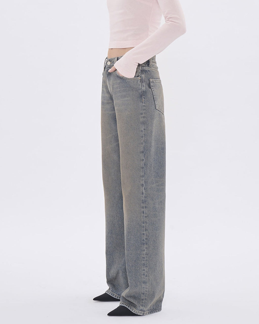 Haikure - Jeans Korea - Bleu Ziggy
