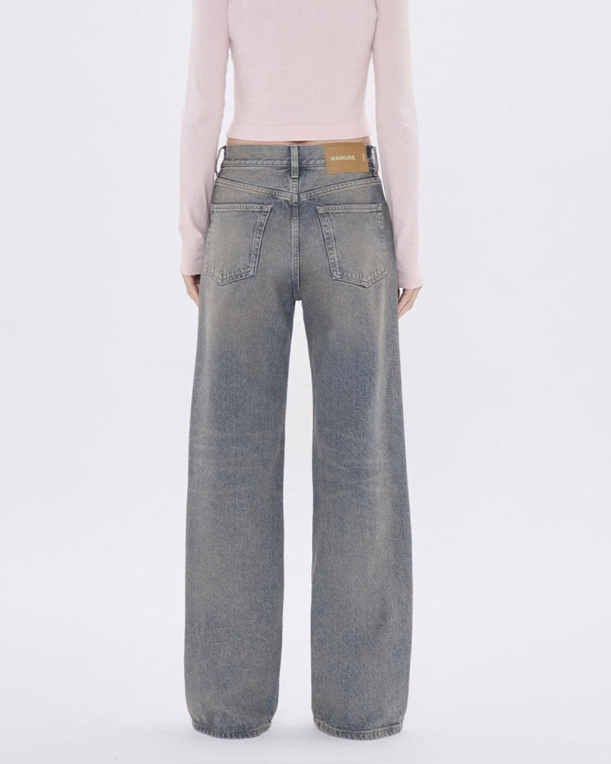 Haikure - Jeans Korea - Bleu Ziggy