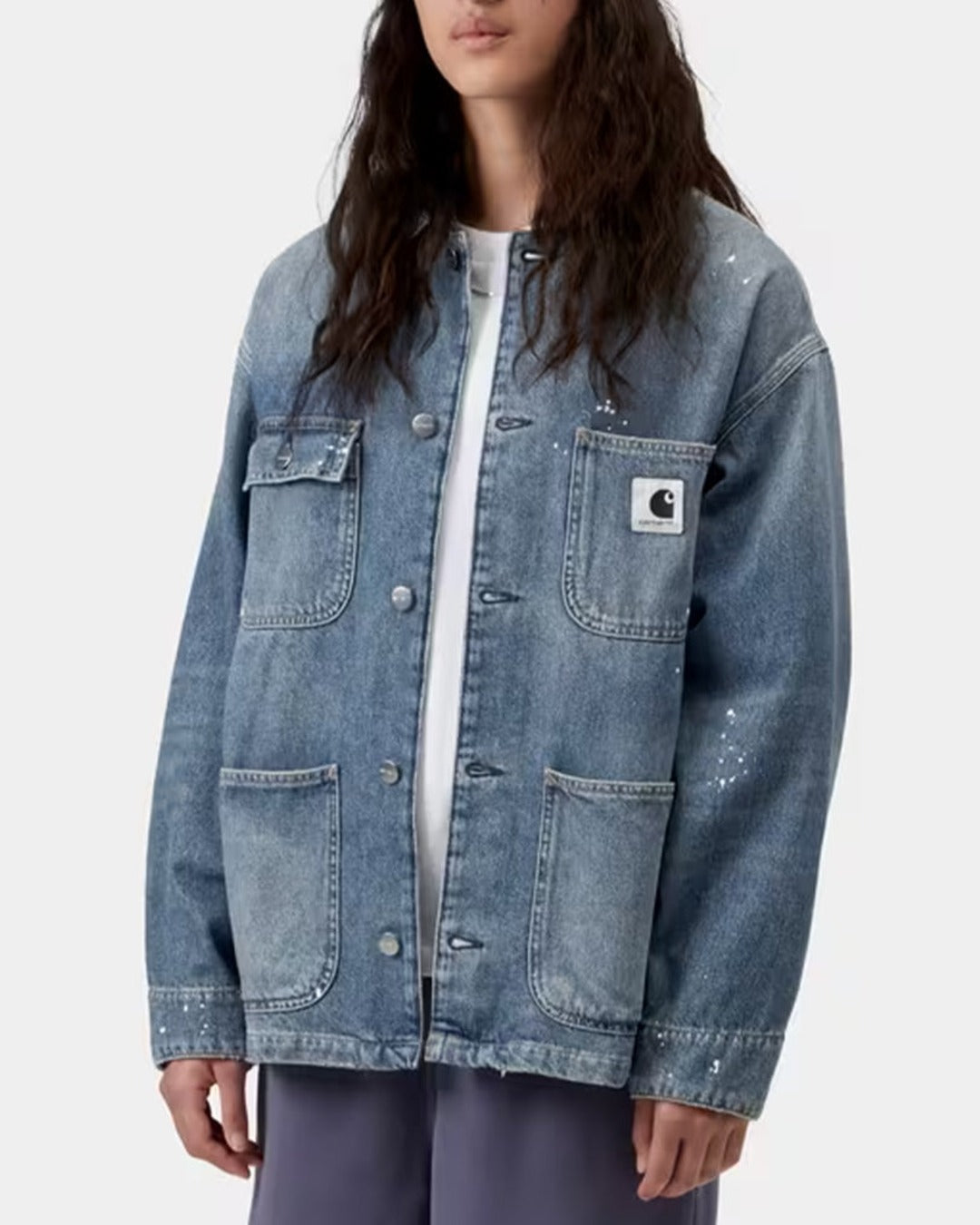 Carhartt Wip - Og Michigan Smithtown Jacket - Blue Destroy Wash