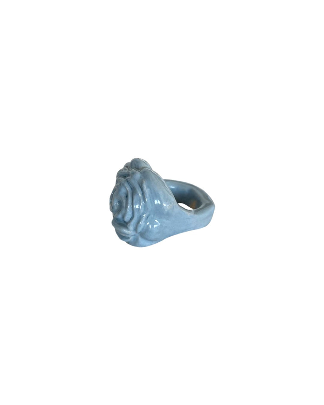 Blanca Olmos Studio - Bague La Rosa - Bleu Clair