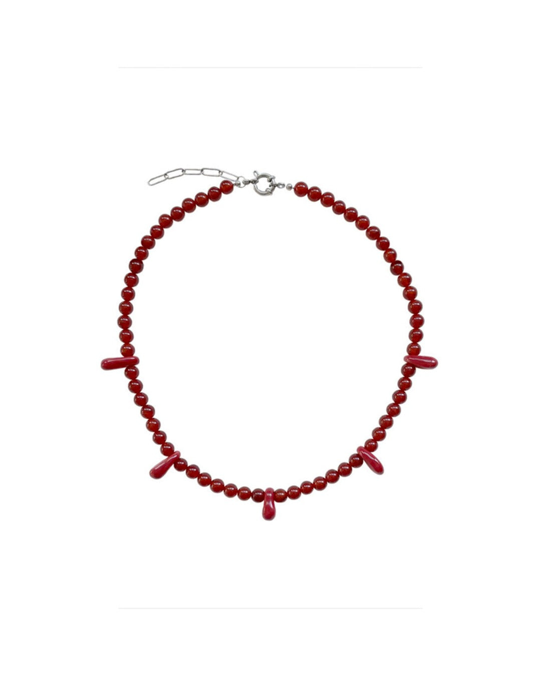 Blanca Olmos Studio - Collier Las Lagrimas - Rouge