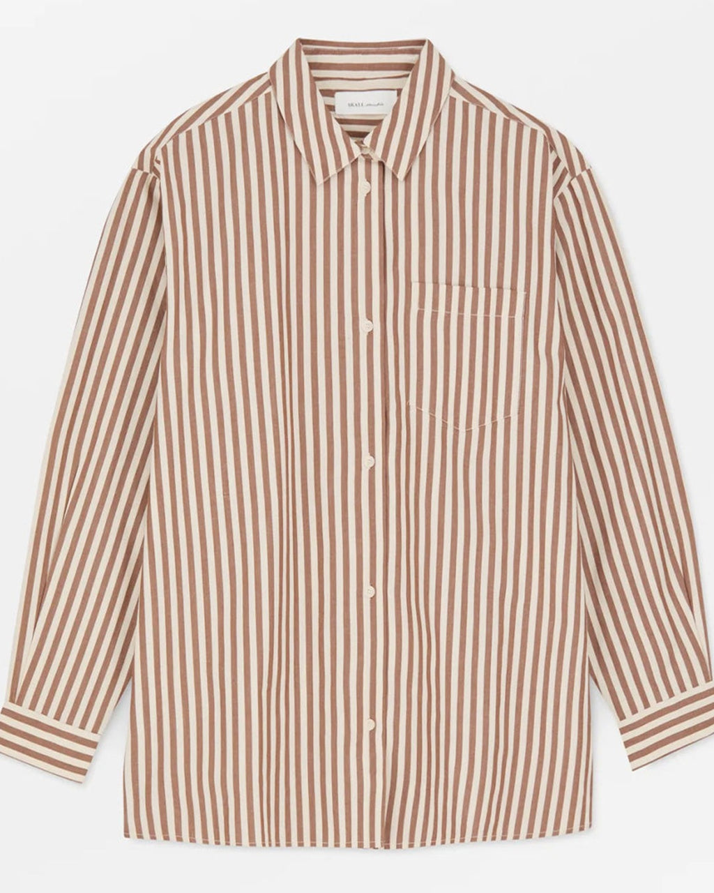 Skall Studio - Chemise Edgar - Marron & Ecru