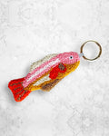 N2 Studio - Porte Clé Sardine - Rose Blanc & Orange