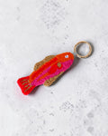 N2 Studio - Porte Clé Sardine - Rose Rouge & Orange