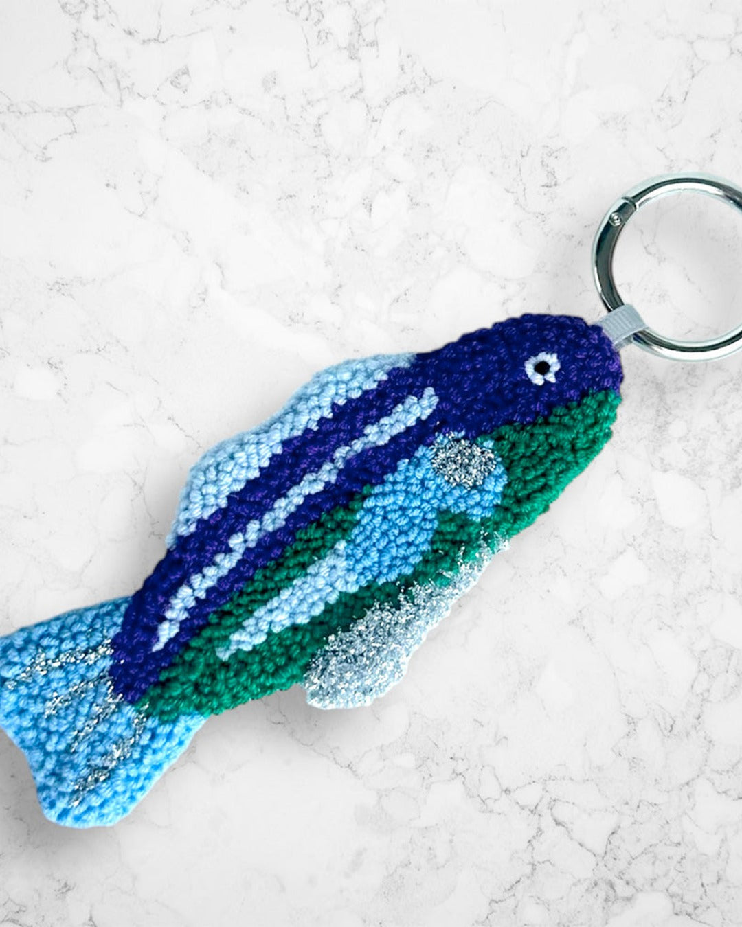 N2 Studio - Porte Clé Sardine - Marine & Foret