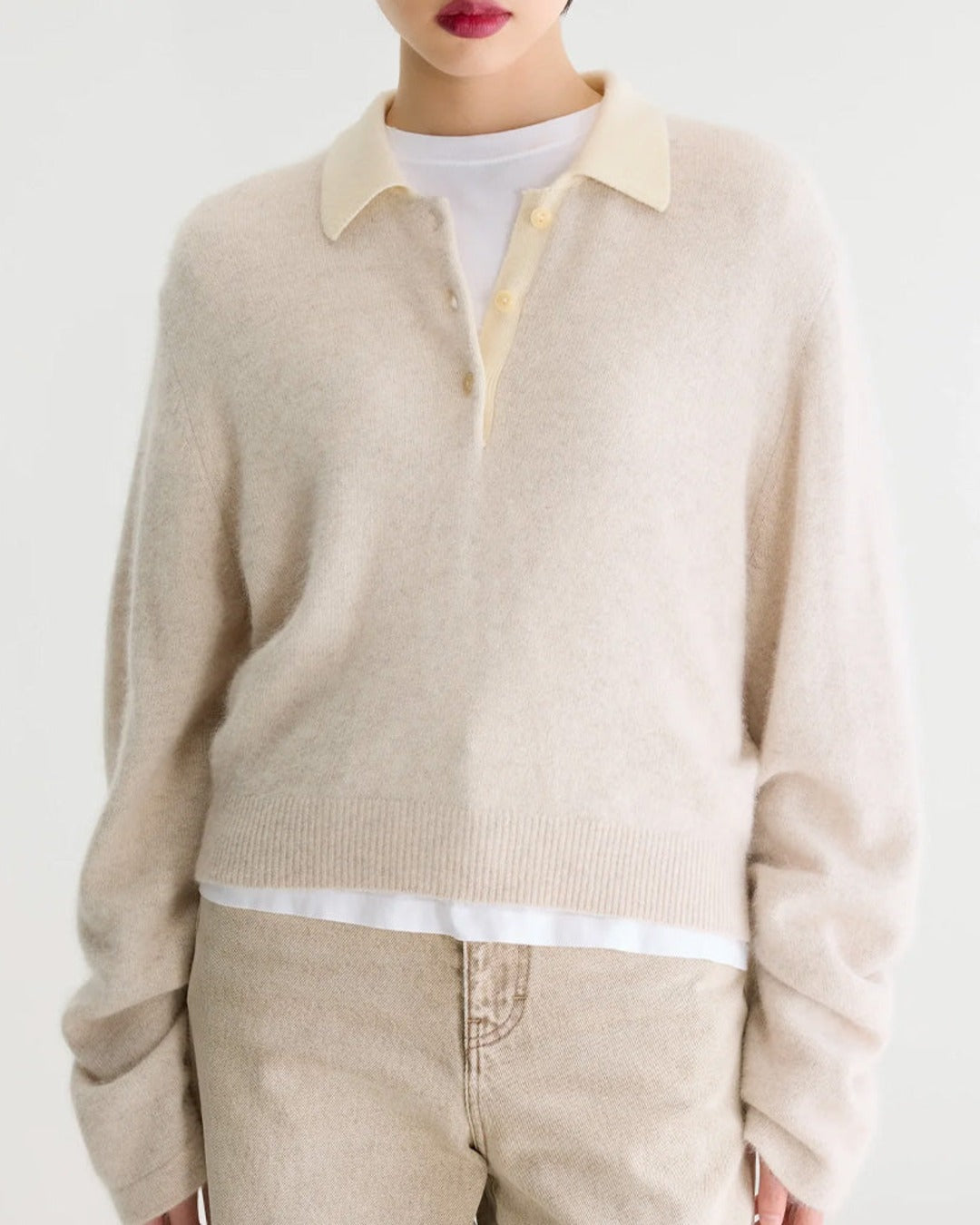 Bellerose - Polo Dusto - Ecru