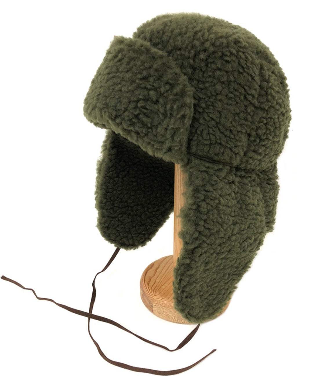 Cableami - Boa Aviator Hat - Olive