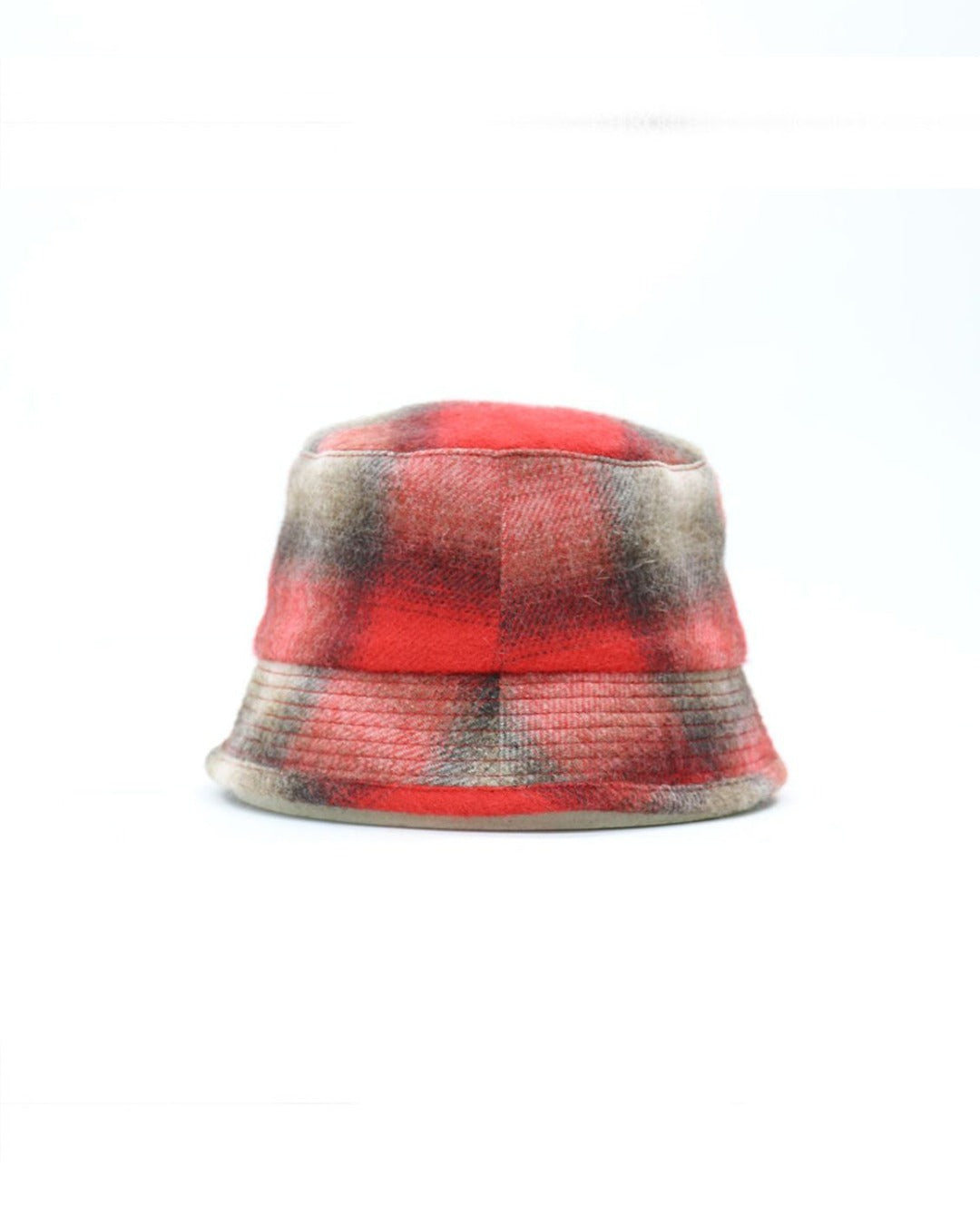 Cableami - Chapeau 70S Wool Shaggy Check - Rouge