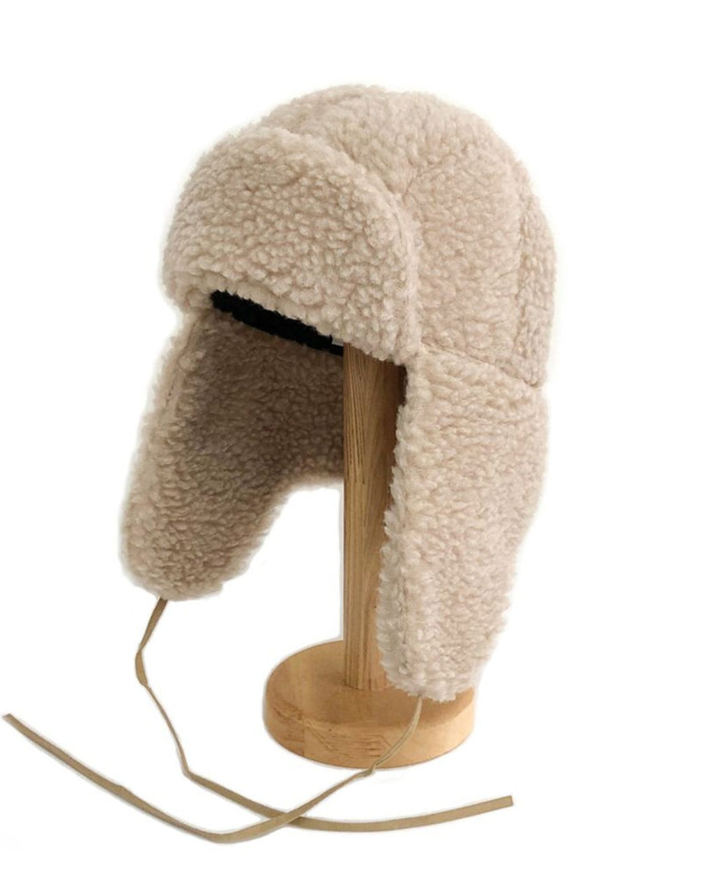 Cableami - Boa Aviator Hat - Beige